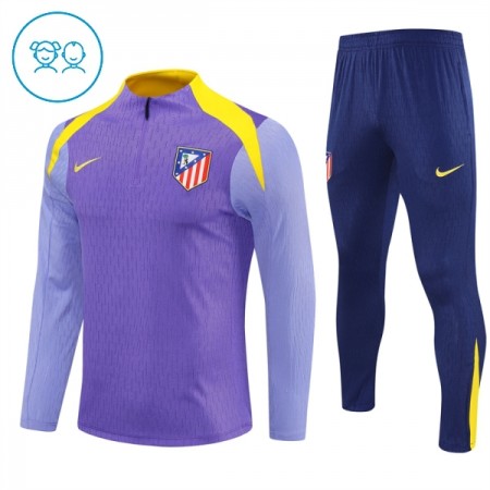 Atlético Madrid Dětské Tréninkový Mikina Čtvrt Zip 2025-26 Nachový